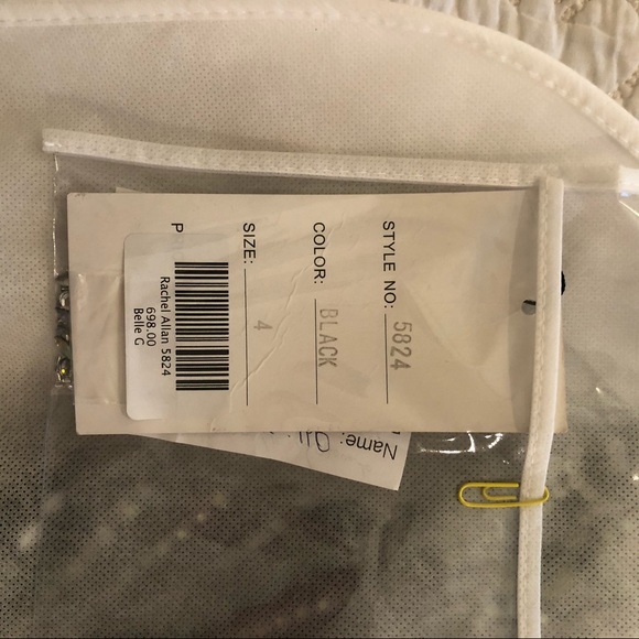 Rachel Allan Gown Black Dress - Picture 8 of 8